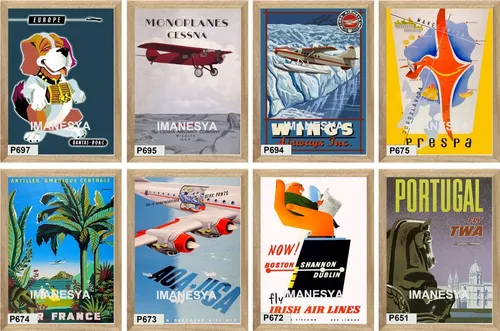 Aviones , Publicidad, Cuadro, Poster, Afiche P632