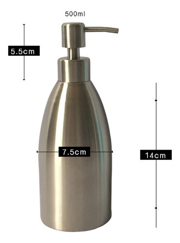 Contenedor Vacío De Botellas De Jabón Líquido Con Bomba De A