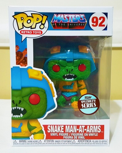 ¡Funko Pop! Masters Of The Universe Snake Man-at-Arms #92 Ss