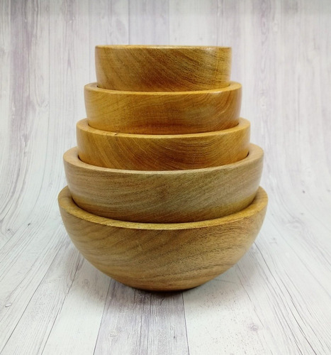 Bowls Cuenco De 18 Cm En Algarrobo Y Calden Tienda Liv