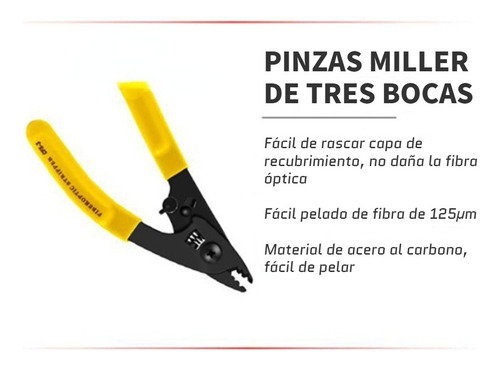 Kit De Herramientas Fibra Optica Ftth Con Medidor De Fallas