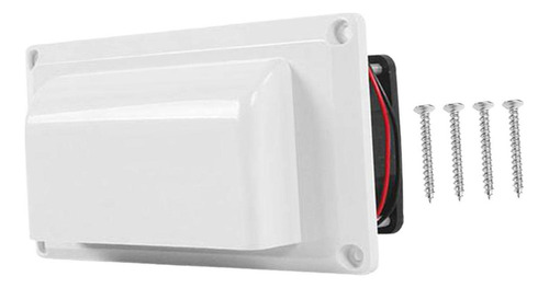 Li Ventilador Lateral For Autocaravana, 12 V, Color Blanco