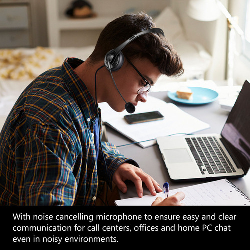 - Auriculares For Call Center Con Cancelación De Ruido De