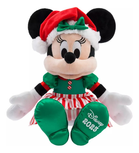 Peluche Minnie Mouse Navidad Disney Store 2023