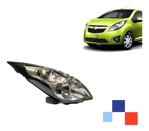 Optico Chevrolet Spark Gt 2014-2016 Fondo Negro