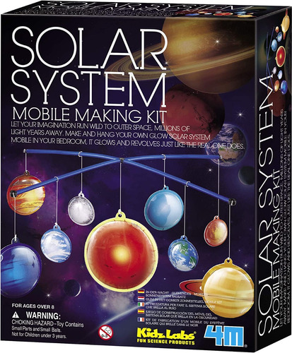 Kit Movil Sistema Solar Colgante Luminoso Planeta Del Tomate