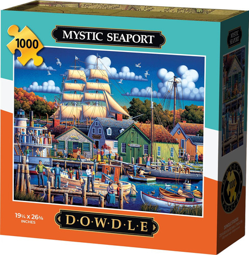 Dowdle Jigsaw Puzzle - Puerto Marítimo Místico - 1000 Piezas