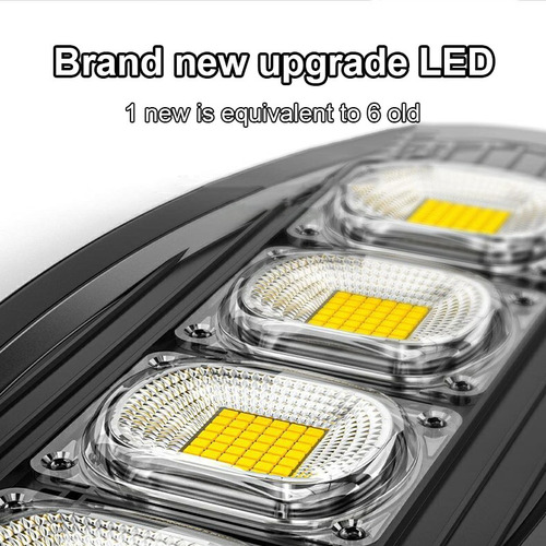 800w Luminaria Sensor Solar Refletor Led Poste Calle Parede
