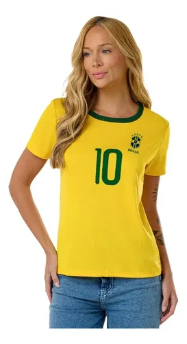 Camiseta Feminina Brasil Copa 2026 Dry Fit - Loja Mirante - foto 1