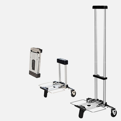 Carretilla De Mano Plegable, Carrito De Compras Resistente