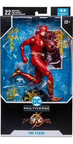Imagen 4 de 4 de Dc Multiverse The Flash Flash Movie Mcfarlane Orig. Replay