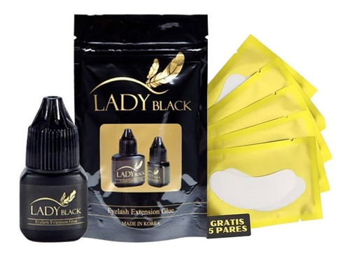 Pegamento Para Pestañas Especial Lady Para Mujer + 5 Parches