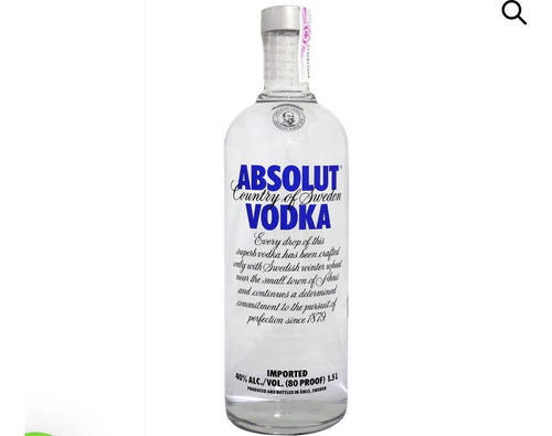 Vodka Absolut - 1750ml