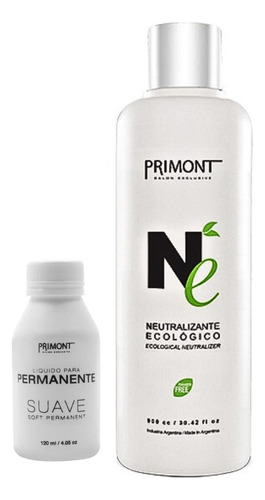 Liquido Permanente Suave 120ml+ Neutralizante 900ml Primont