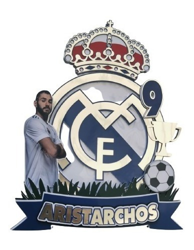 Cake Topper Real Madrid 