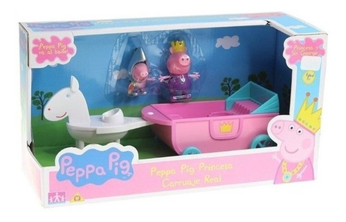 Figura Peppa Pig Con Carruaje Princesas Universo Binario