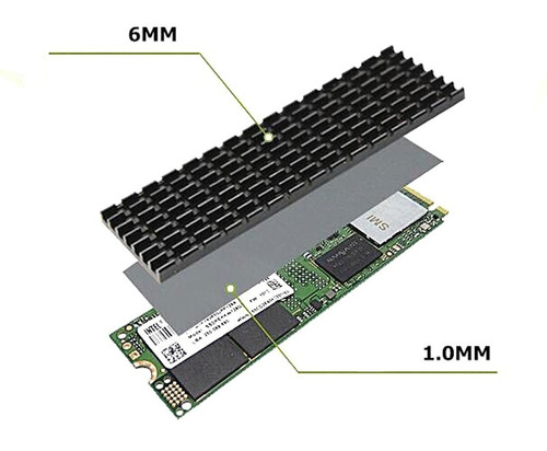 Disipador De Calor De Ssd M.2 Para Pc Ps5 Compacto