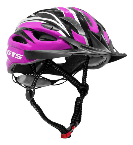 Capacete Ciclismo Ajustável Com Led Bike Bicicleta Tech Cl