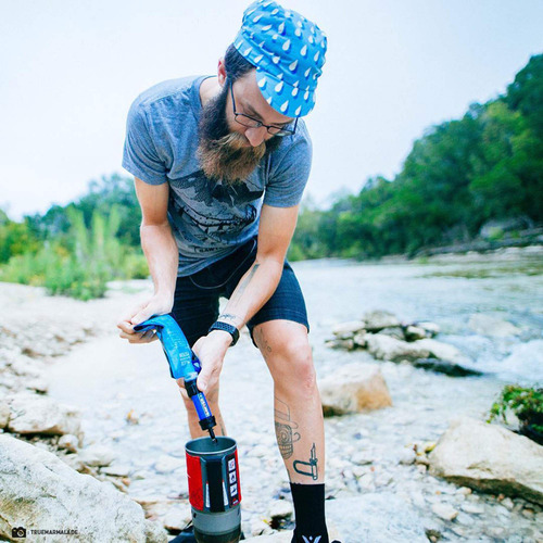 Sistema De Filtración De Agua Mini 2 Paquetes Azul Y Verde