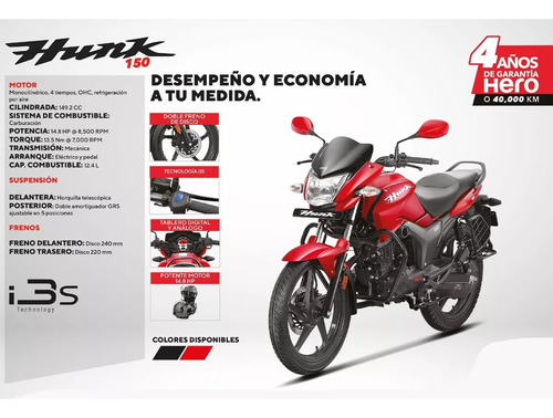 Hunk 150 Patentada $3.767000 O 12de$508.000 (ignitor 125 160