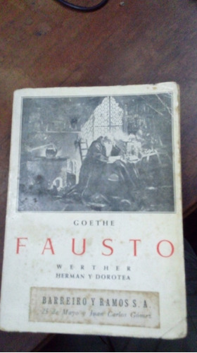 Libro Fausto  Werther Herman Y Dorotea