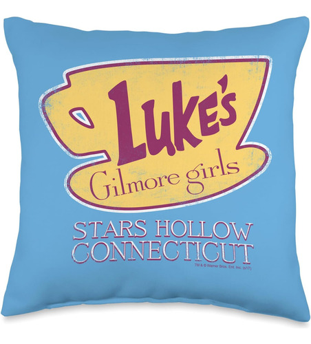 Gilmore Girls Lukes Connecticut - Almohada Con Logotipo (16.