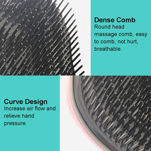 Cepillo De Pelo De Peine Para Cabello Natural Recto O Seco