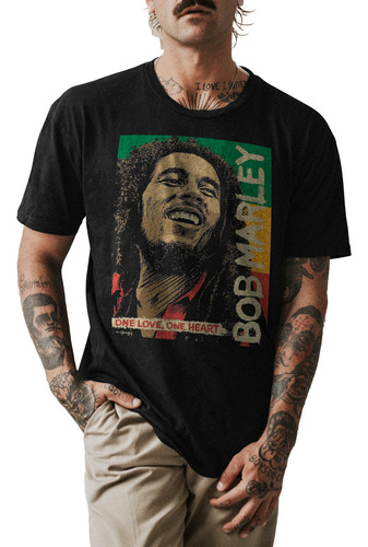 Polo Personalizado Cantante Rasta Bob Marley 003