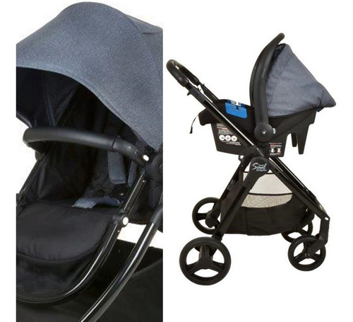 Imagem 7 de 7 de Travel System Soul 0 Á 15 Kg- Black Mixed - Burigotto