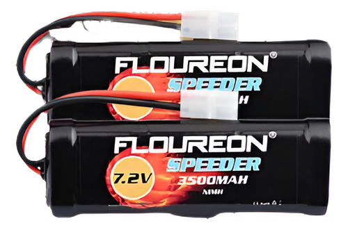 2 Piezas 7.2v 3500mah Batería De Gran Capacidad Con Mujer-ta