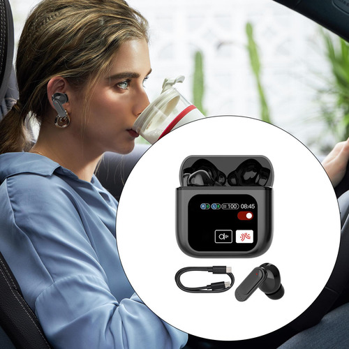 Auriculares Inalámbricos Con Estuche De Carga Auriculares Co