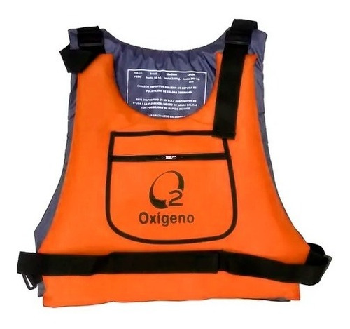 Imagen 2 de 10 de Chaleco Salvavidas Oxigeno Deportivo Mod Kayak Bolsillo