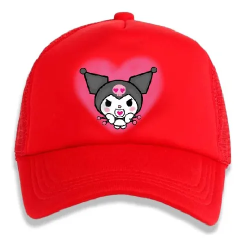 Jockey Gorro Niñas Kuromi My Melody Corazon