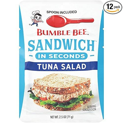Bumble Bee Sandwich En Segundos Tuna Bolsa De Ensalada, Alta