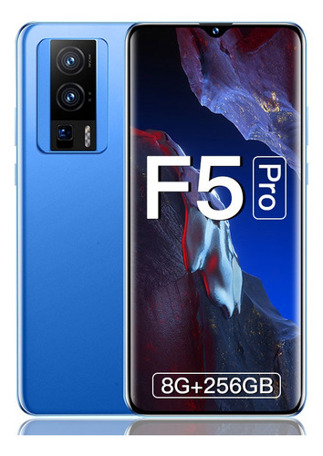Smartphones 5g Desbloquea F5 Pro Versión Global Teléfonos Inteligentes De Pantalla Completa De 6,8 Pulgadas 8 Gb + 256 Gb Dual Sim