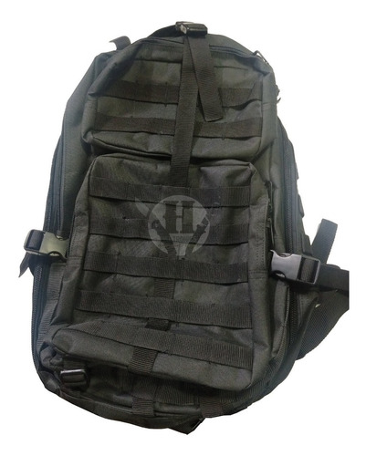 Mochila Tactica Krd 50l Molle Negra Resistente Viaje Militar