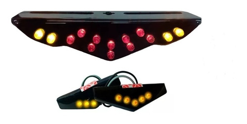 Luz Led Trasera + Giros Mascara Tornado (xr 250) - Bmd Motos