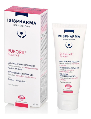 Isispharma Ruboril Expert M 40ml Gel-crema Momento de aplicación Día/Noche Tipo de piel Mixta