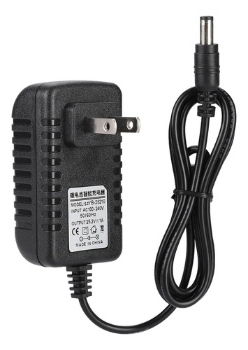 25.2v/1a Cargador De Li-ion Adaptador De Carga Rápida 100-2