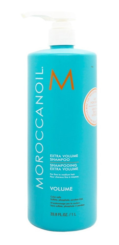 Moroccanoil Shampoo Cabello Fino Extra Volumen X 1000 Argan