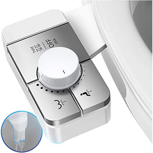 Bidet De Mano Para Inodoro Universal Veken / Plateado