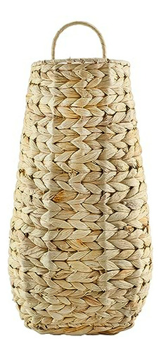 Auldhome Cesta De Bolsillo De Jacinto De Agua, Natural, 17 X