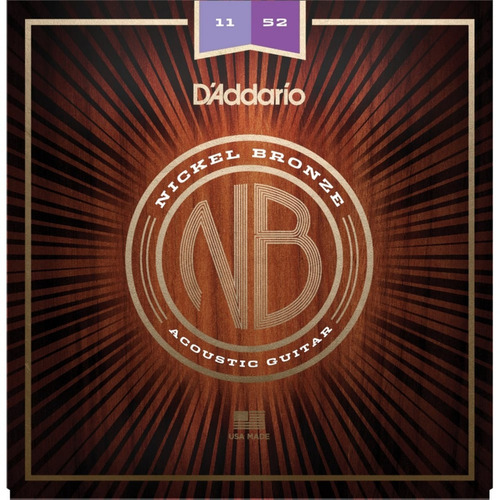 Daddario Nickel Bronze Nb1152 Encordado Para Acústica .011