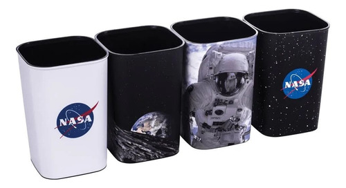 Porta Lápis E Canetas Kit 4 Porta Canetas E 1 Bandeja Nasa