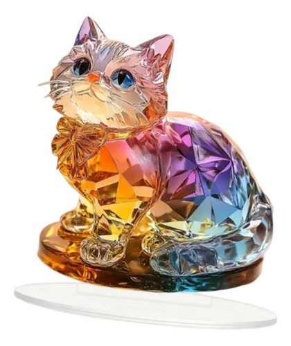 Ornamento Acrílico 2d Cat Plague Collectible Ornament