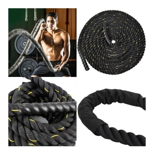 Cuerda Crossfit Ejercicio Gym Training Gruesa Entrenamiento
