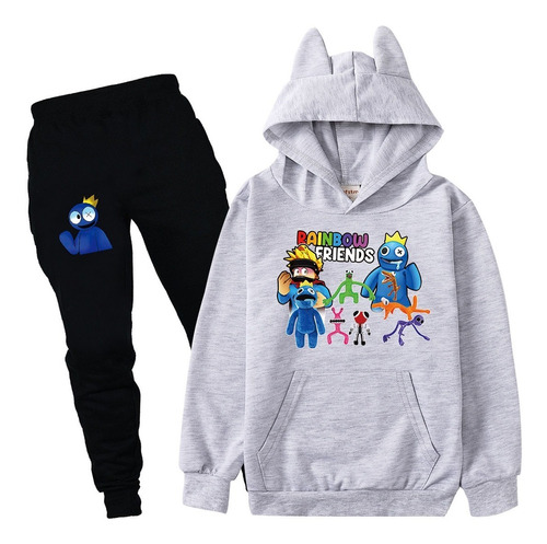 Roblox Rainbow Friends Chándal Conjunto Capucha Y Pantalón