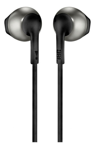 Imagem 1 de 6 de Fone de ouvido in-ear JBL Tune T205 JBLT205 black