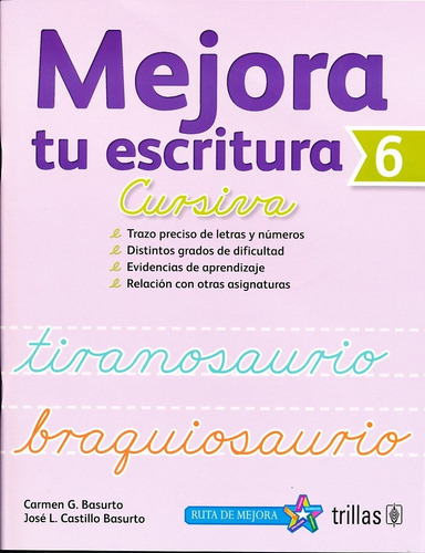 Mejora Tu Escritura 6 Cursiva Trillas