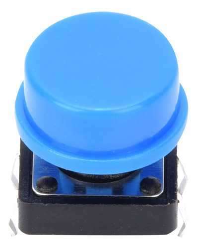 Interruptor Pulsador Táctil Momentáneo Azul De 4 Pines, 60 P